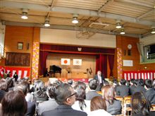 2010/03/19　三男の義務教育終了の卒業式