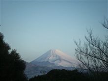 年度末の富士山