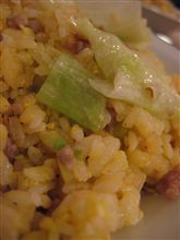 昨日の晩御飯はパラッと炒めて。。