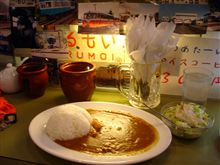 鉄道ムードの店のカレー