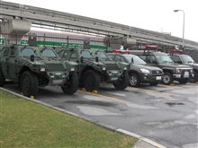 珍車発見　国防色のラブとラブ