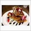 イオンモール祇園　ゴールデンバーンズでワッフルワッフル