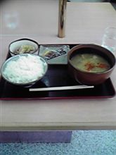 安積６時豚汁定食(納豆)