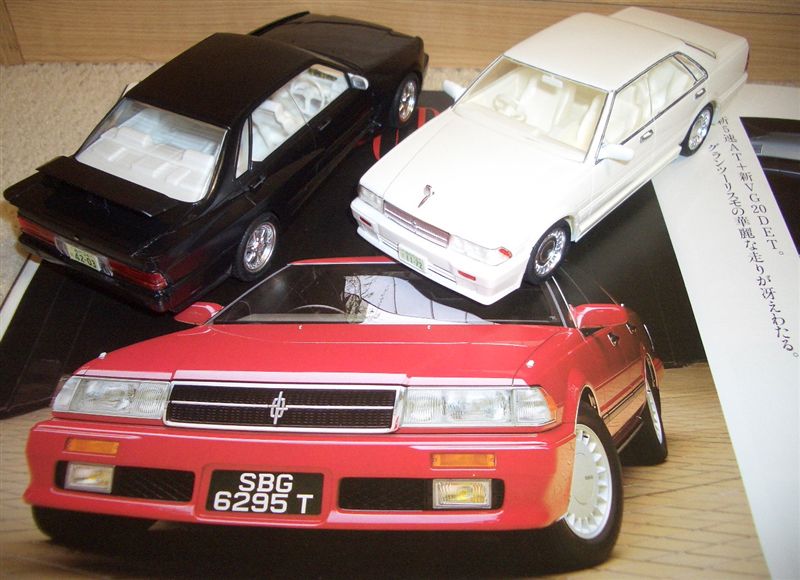 1/24フジミとアオシマのY31セドリック前期型グランツーリスモ