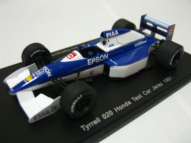 k*️様 【スパーク1/43】1991年F1 ティレル020 ホンダ テスト