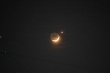 金星－三日月の最接近