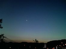 月と金星。。。