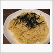 今日のディナーは、スマ僧手作り、たらこスパゲッティー