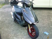 Ｖ１２５エアロ塗装完了。早速装着・・・見た目は・・・ん～