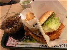 ぜいたくモスチーズバーガー♪＼(&gt;∀&lt;)/♪