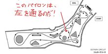 初の・・・お気楽ジムカーナ・・・あ～！やっぱりね～（汗）