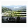 箱根大観山ビューラウンジから