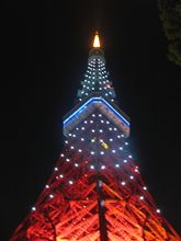 東京タワー　ワールドカップイルミ