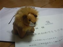 プチライオンを頂きました