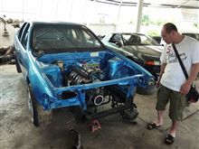 オリジナルレーシング江見さんのチューニングショップ見学