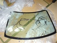 中古ガラス到着→下準備