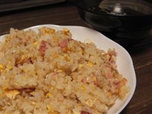 今日のランチは、スマ僧手作り炒飯