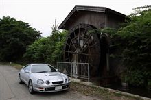 超広角で水車を撮る