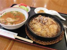 今日のランチは、「香港亭」フカヒレあんかけチャーハンセット　1,000円