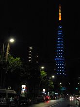 東京タワー　ワールドカップイルミ？