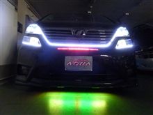 ヴェルファイア　アンダーネオン取付