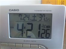 四日連続の猛暑日ですか～