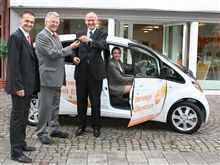 Mitsubishi übergibt Elektro-Serienfahrzeug an ENTEGA : Deutschland ・・・・ Mitsubishi übergibt Elektro-Serienfahrzeug an ENTEGA : Deutschland ・・・・