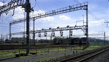 昼下がりの車両基地