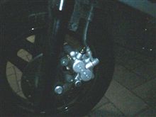 V125ブレーキ換装（KX85用純正）