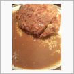 キャベツメンチカツカレー