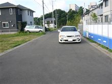 マイホーム前の道には余裕あり！！！