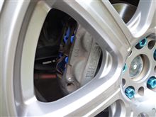 ブレーキパッドの交換をしてあげました ブレーキパッドの交換をしてあげました