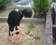 みんなでお墓参り みんなでお墓参り