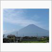 天気が良いので富士山が良く見 ...