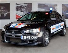 ルーマニア警察　ミツビシ ランサー エボリューション X の パトカー を 導入 Ⅱ ・・・・