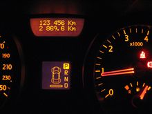 キリ番です（123,456km）
