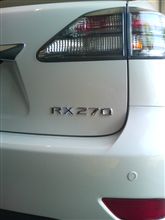 Lexus RX270　test run