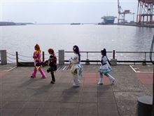 南港にて