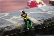 足湯にてリラックス