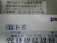 LOTO6…あ・あ・あ・あ・当ったぁ～!!!!!