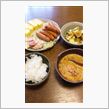 朝ごはんにご飯♪