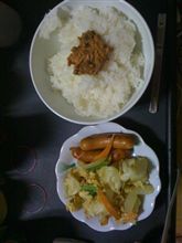 夕食なう。 