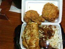 紙に包んでない食事^^; 