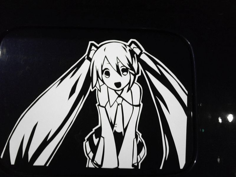 初音ミク カッティングステッカー ビデオネームいけちんは 敏感さんだねっ のブログ It S Better To Burn Out Than To Fade Away みんカラ