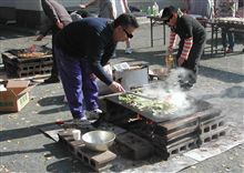 地域行事で焼きそば♪