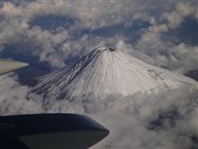 富士山上空 富士山上空