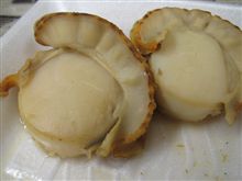 赤坂SACASで焼きホタテ　2個500円