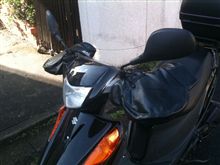 アドレスV125の冬支度