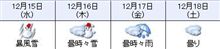 いよいよ水曜から雪です。