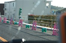 工事現場のうささん